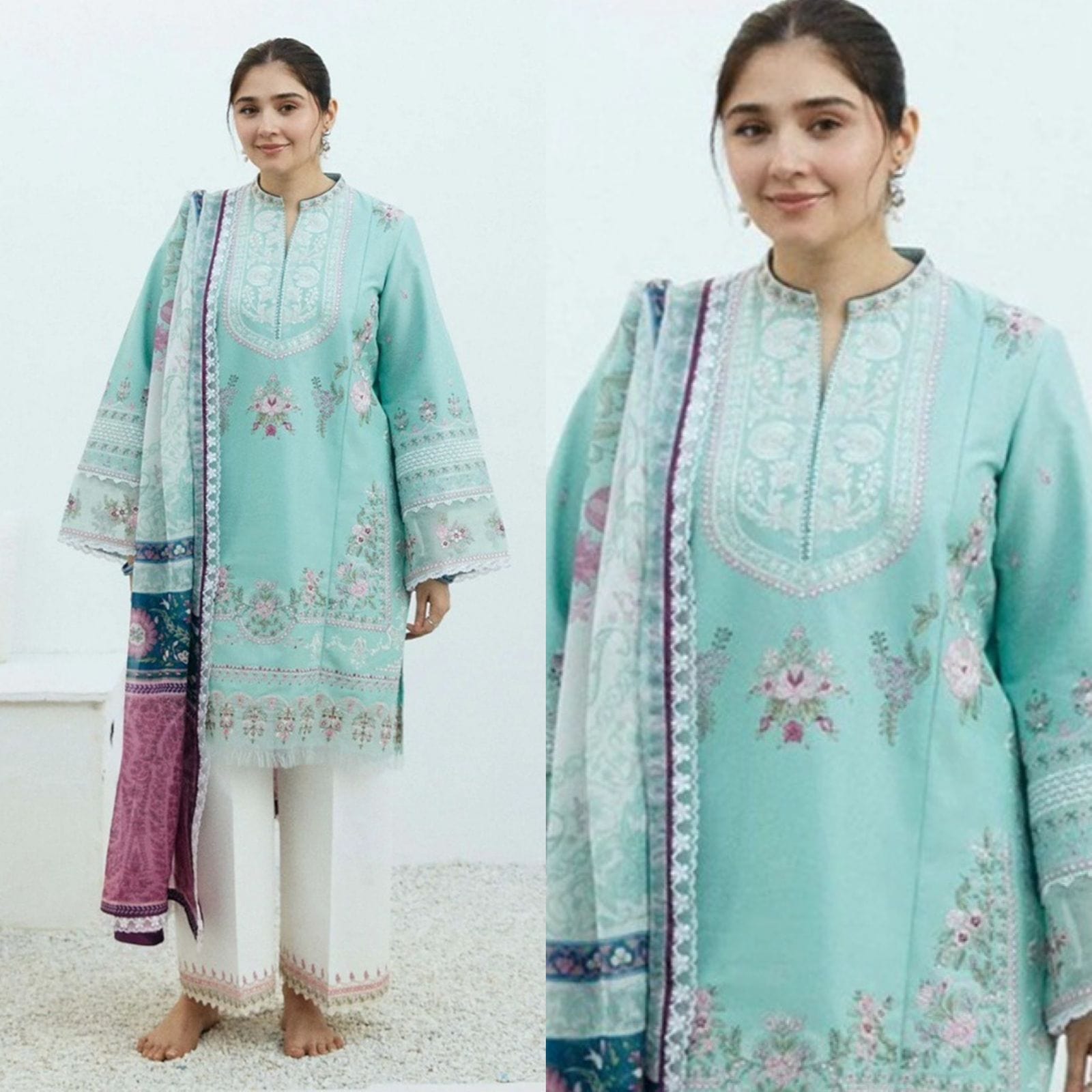 Eid Collection COCO-01 Lawn Embroidered 3Pc - Image 2