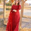 D-19 red Embroidered 3pc
