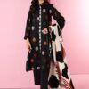 D-18404 Black Dhanak Embroidered 3pc Wt