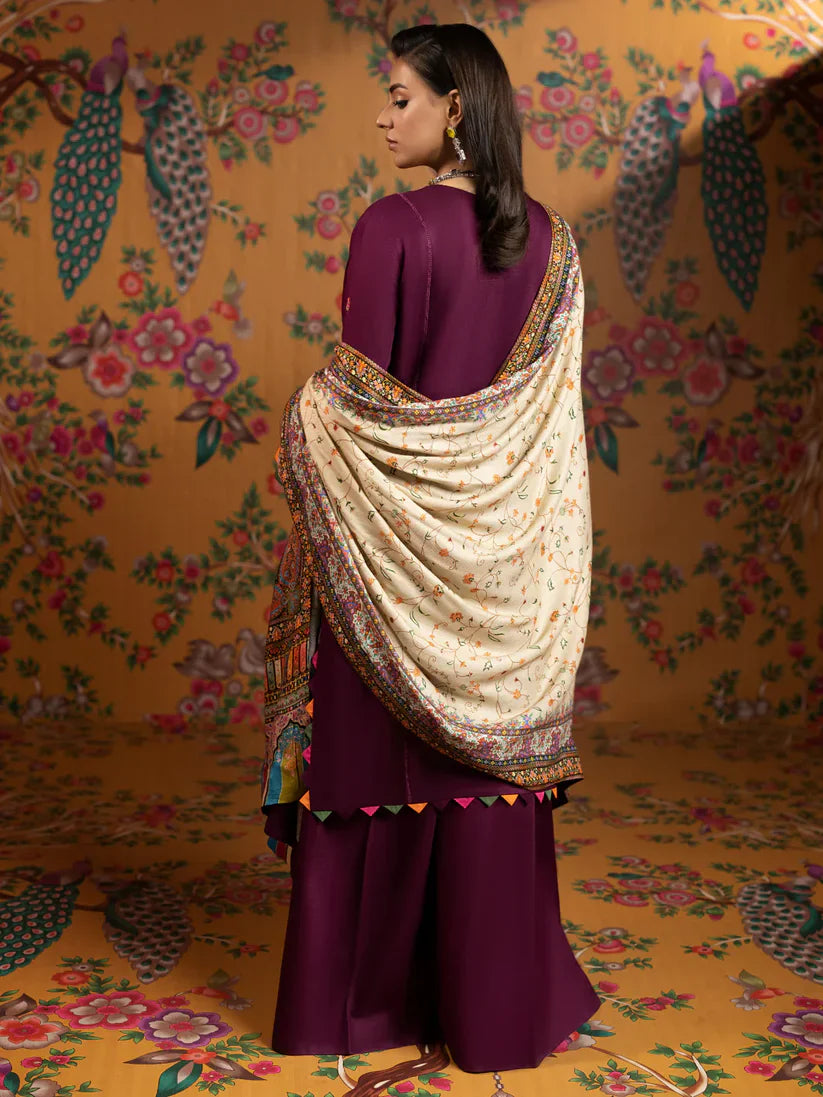 Misha Embroidered lawn 3pc D-0234 - Image 2