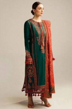Hussain Rehar SP-01 Embroidered Lawn 3pc