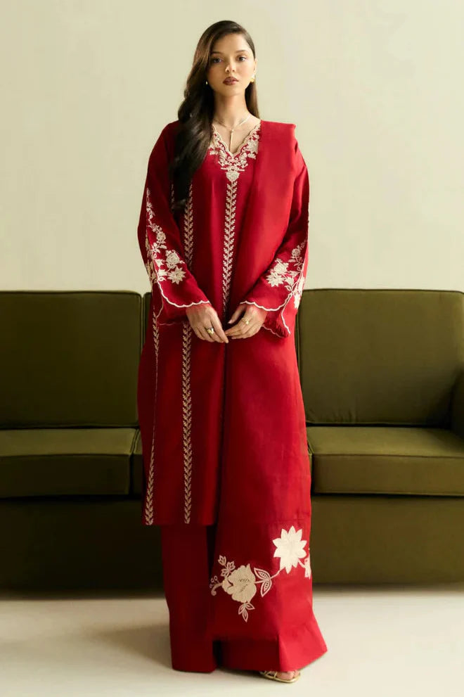 Eid Collection COCO-211 Dhanak Embroidered 3Pc