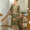 Silk-1001 Mongia Airjet Shamoz Silk Embroidered 3pc