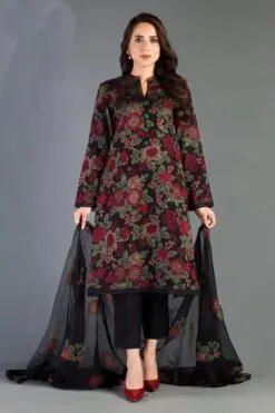 Bareeze D-345 Embroidered Lawn 3pc