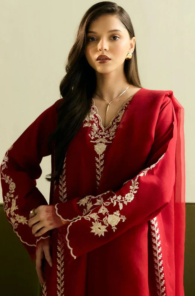 Eid Collection COCO-211 Dhanak Embroidered 3Pc - Image 2