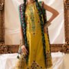 Sapphire D-69 Mustard Embroidered Dhanak 3pc