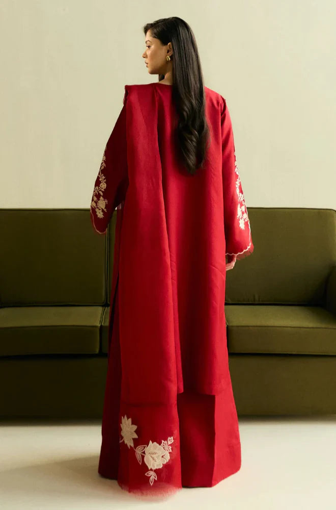 Eid Collection COCO-211 Dhanak Embroidered 3Pc - Image 3