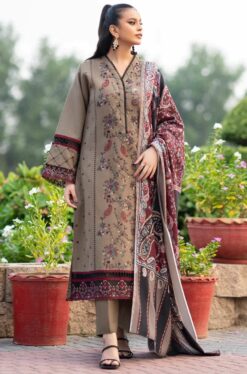 Bin Ilyas BI-01 Embroidered Dhanak 3pc