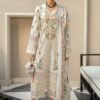 Monsoon Blooms Embroidered Dhanak 3pc Wt