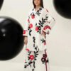 D-722 Printed Silk 2Pc Wt
