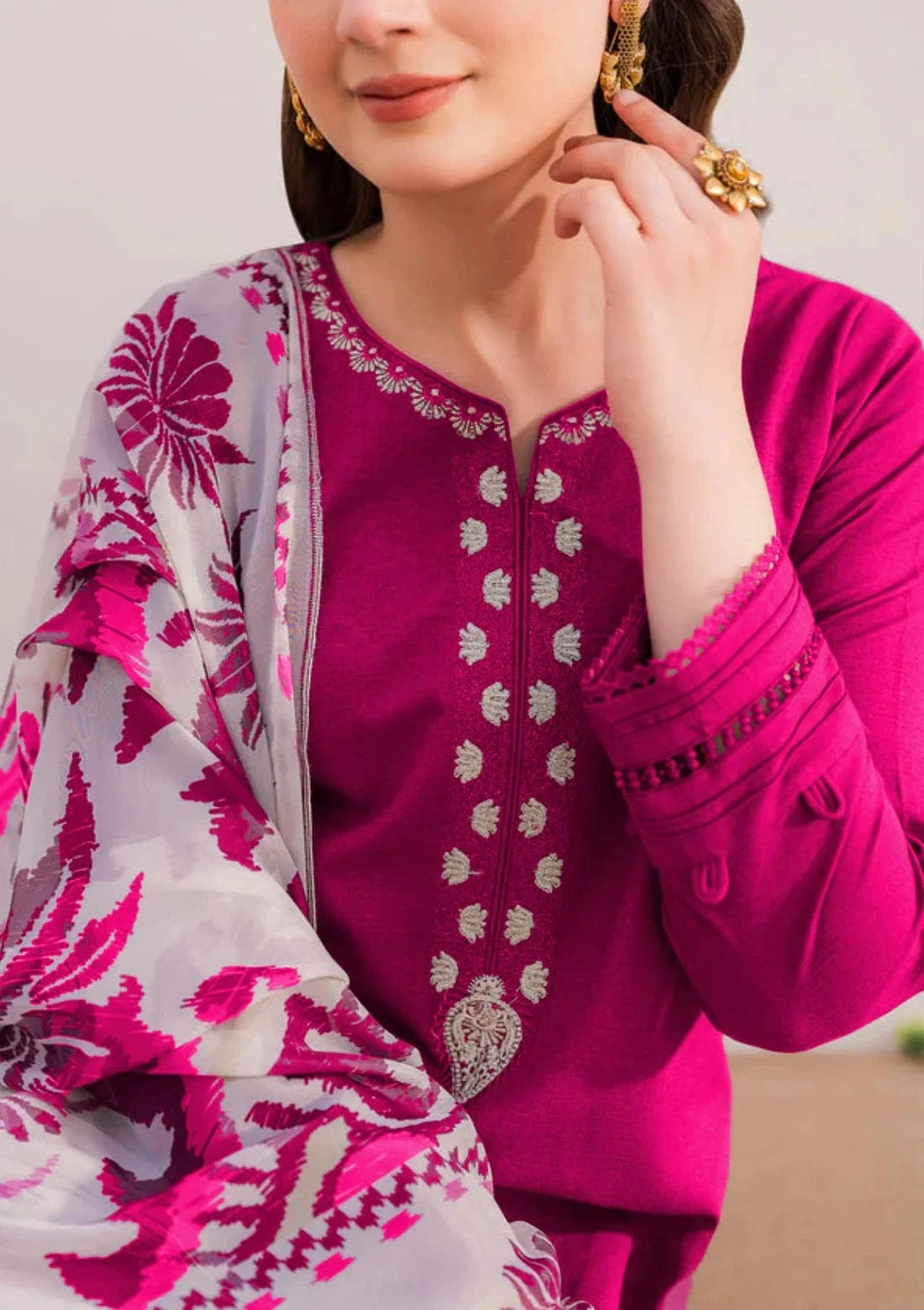 Eid Collection COCO-163 Lawn Embroidered 3Pc - Image 2