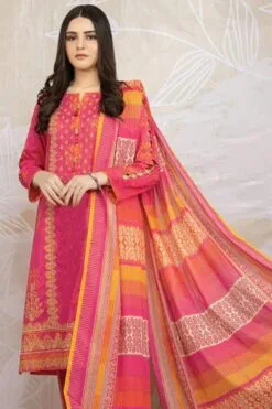 Eden Robe D-718 printed lawn 3 piece unstitched suit