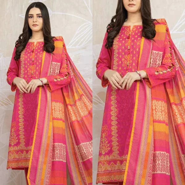 Eden Robe D-718 Printed Lawn 3pc - Image 2