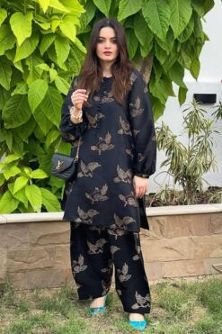 D-1090 Digital Printed Silk 2pc Wt