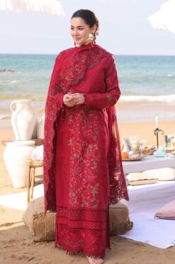 Sapphire D-60 Dhanak Embroidered 3Pc Wt