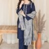 Sapphire SC-841 Blue Embroidered Lawn 3pc