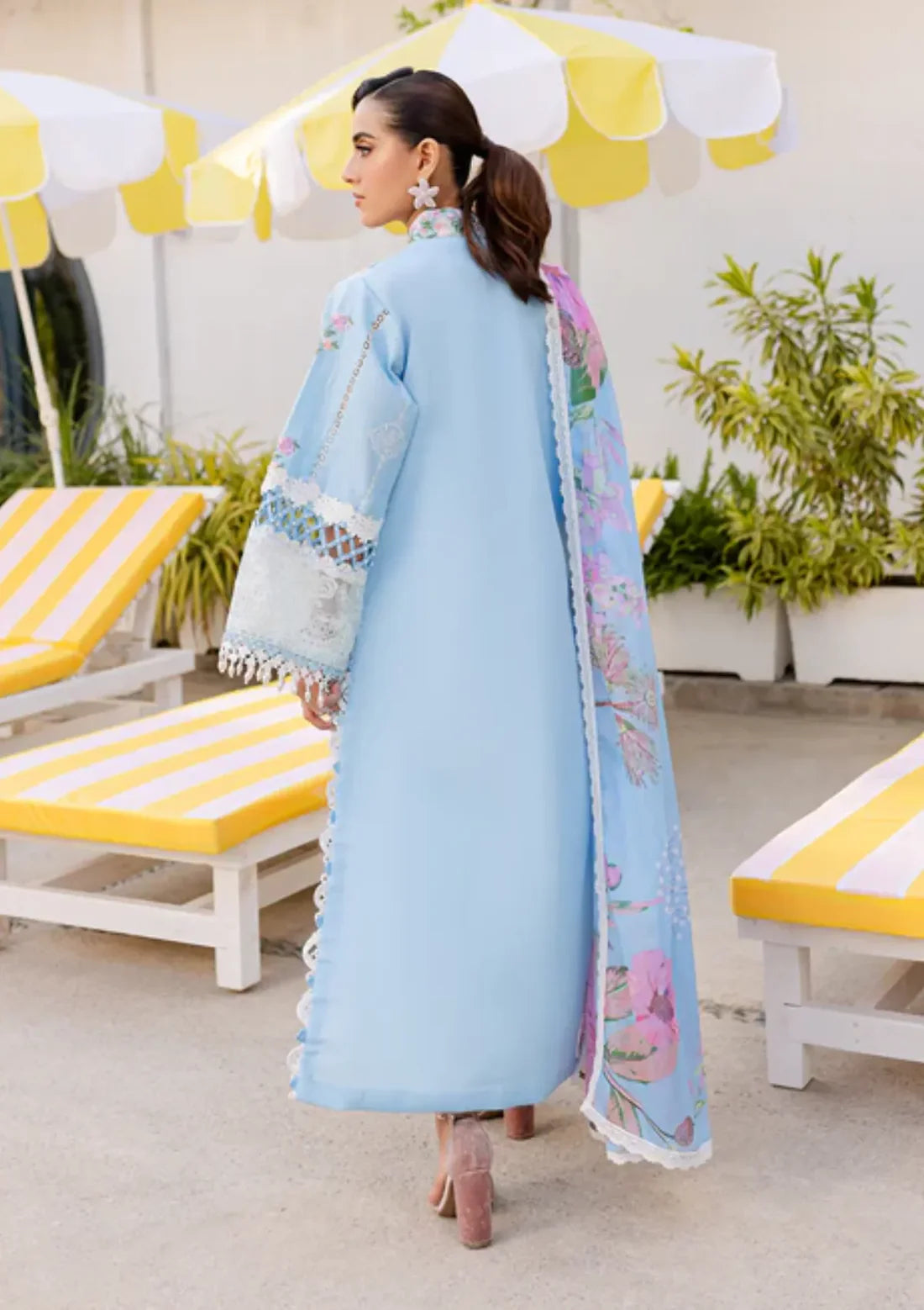 Eid Collection D-253 Lawn Embroidered 3Pc - Image 2