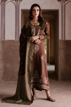 Eid Collection COCO-223 Dhanak Embroidered 3Pc