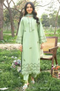 Eid Collection PR-147 Lawn Embroidered 3Pc