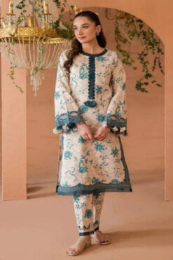 Jade JD-605 Printed Lawn 3pc